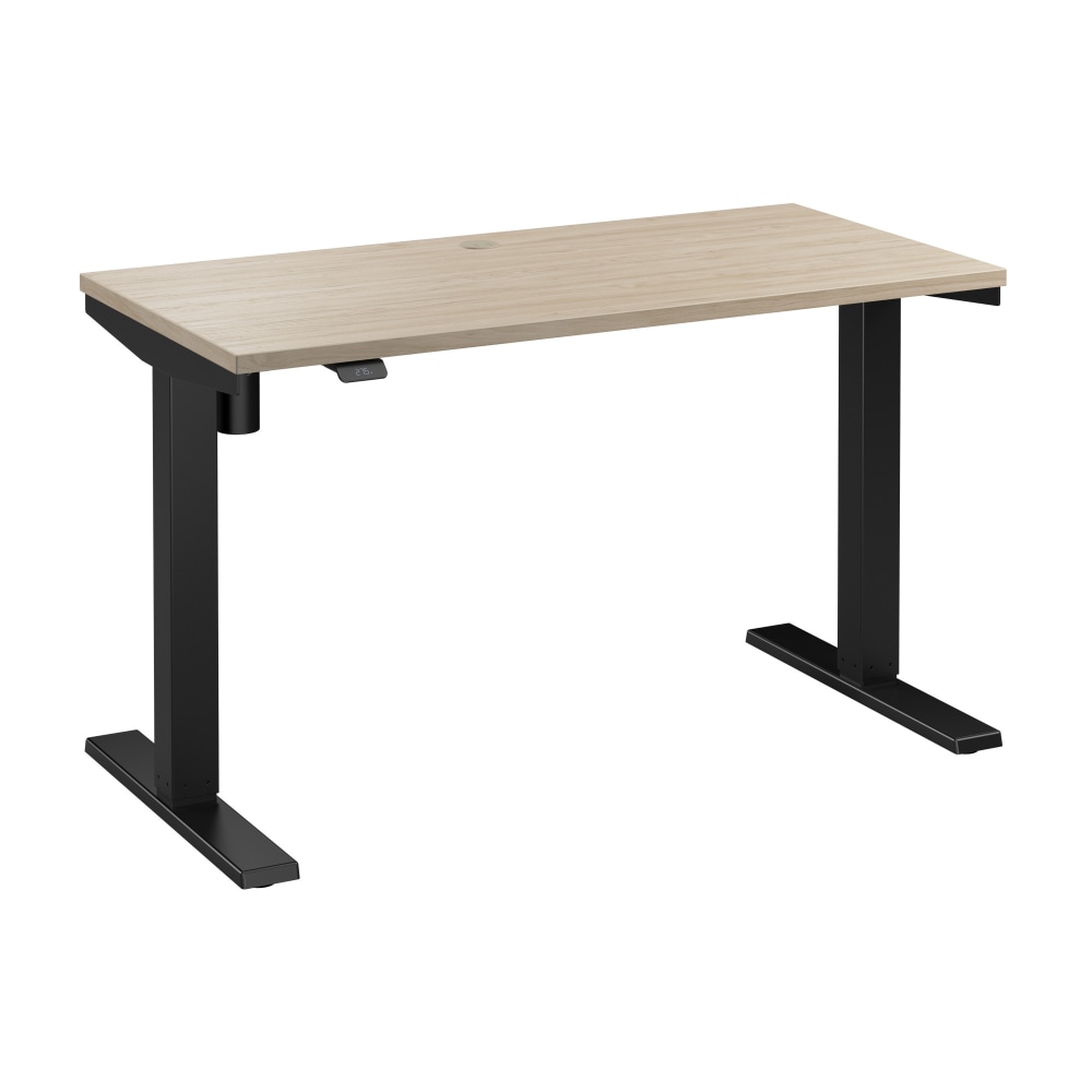 Move 40 Series by Bush Business Furniture 48inW Electric Height-Adjustable Standing Desk, Natural Elm/Black MPN:M4S4824NEBK