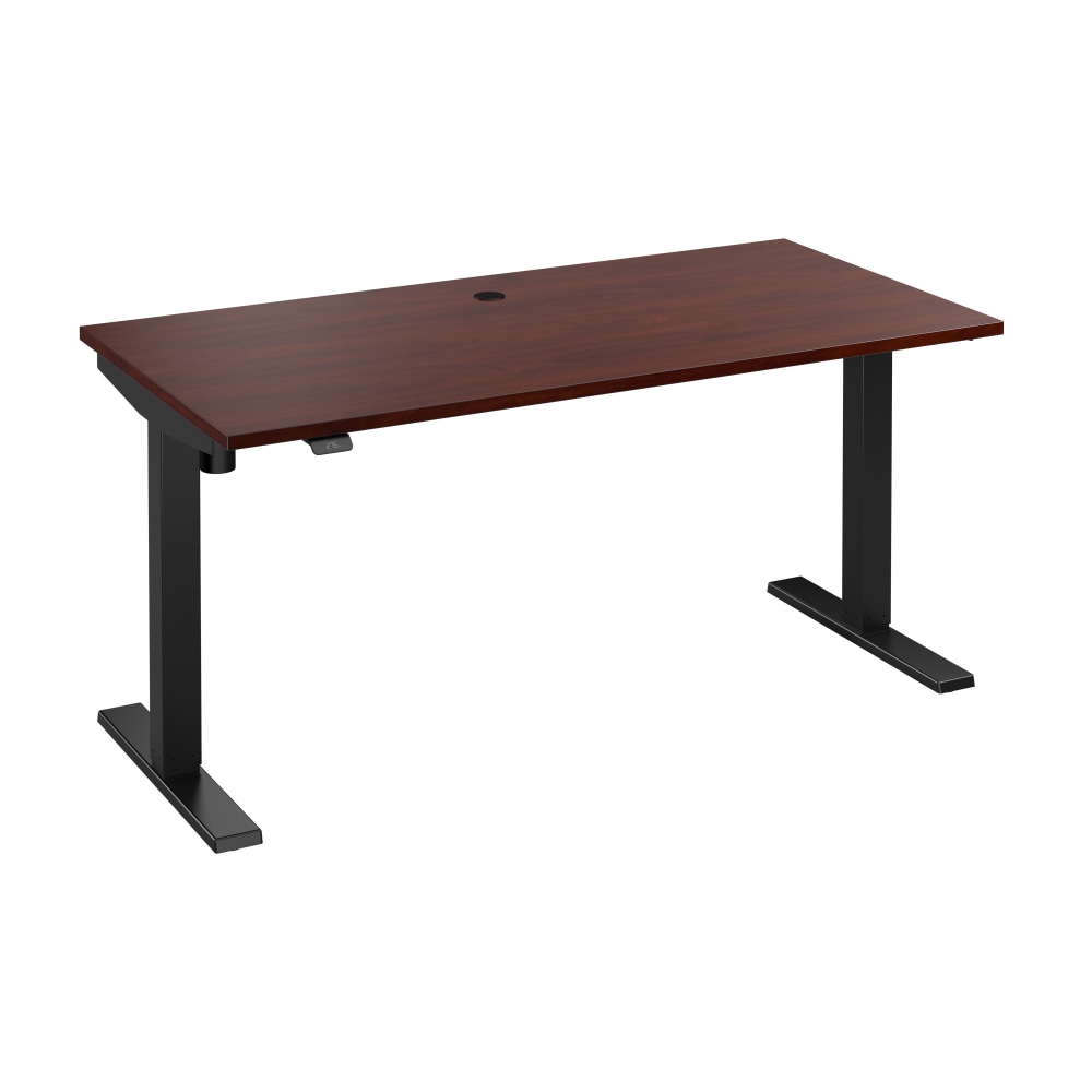 Bush Business Furniture Move 40 Series Electric 60inW x 30inD Electric Height-Adjustable Standing Desk, Hansen Cherry/Black, Standard Delivery MPN:M4S6030HCBK