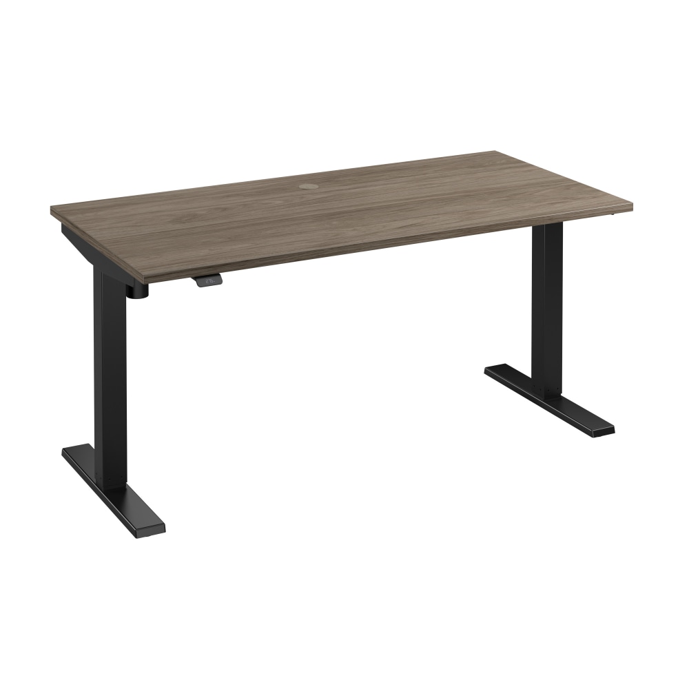 Bush Business Furniture Move 40 Series Electric 60inW x 30inD Electric Height-Adjustable Standing Desk, Modern Hickory/Black, Standard Delivery MPN:M4S6030MHBK