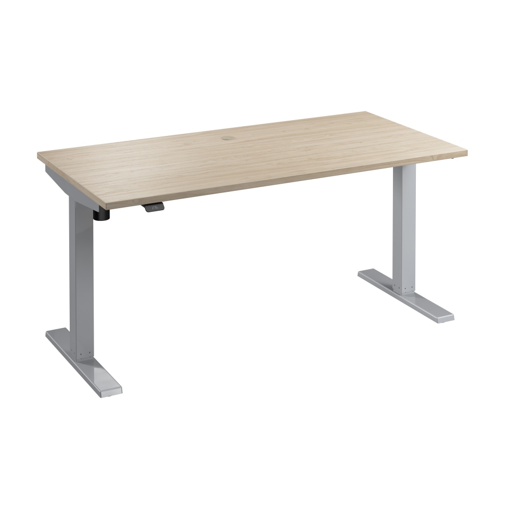 Move 40 Series by Bush Business Furniture 60inW Electric Height-Adjustable Standing Desk, Natural Elm/Cool Gray Metallic MPN:M4S6030NESK