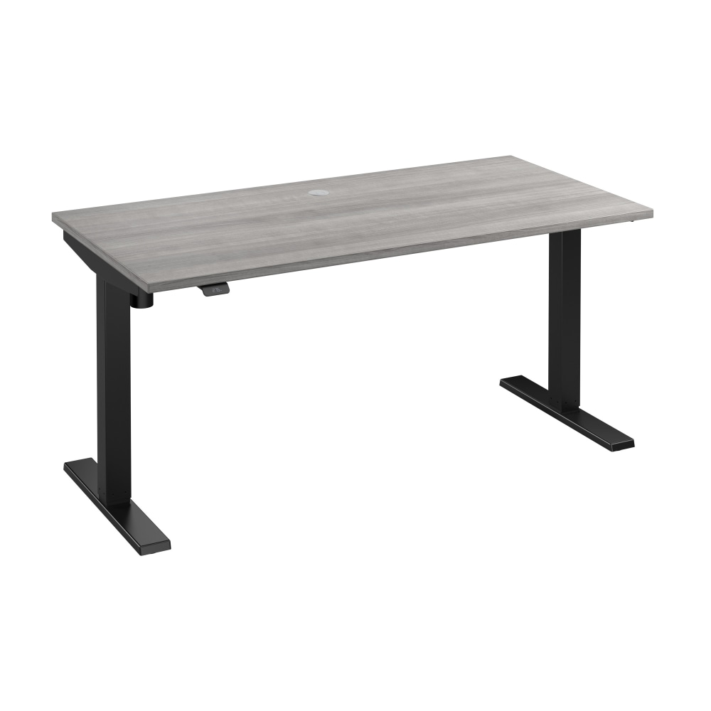 Bush Business Furniture Move 40 Series Electric 60inW x 30inD Electric Height-Adjustable Standing Desk, Platinum Gray/Black, Standard Delivery MPN:M4S6030PGBK