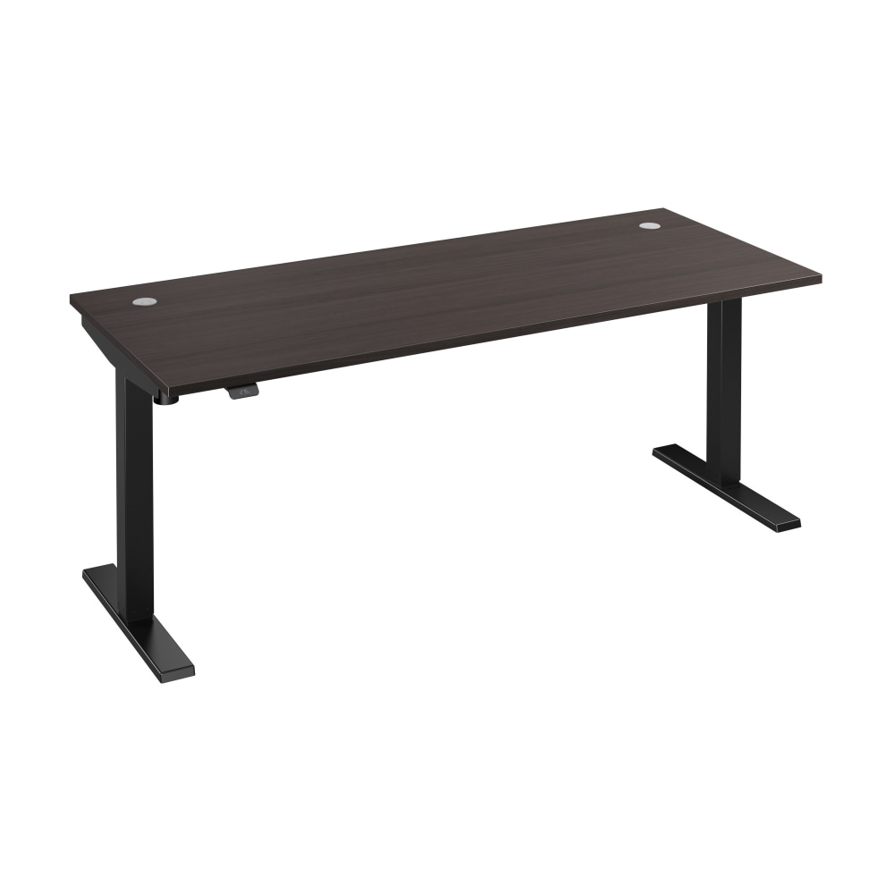 Bush Business Furniture Move 40 Series Electric 72inW x 30inD Electric Height-Adjustable Standing Desk, Storm Gray/Black, Standard Delivery MPN:M4S7230SGBK