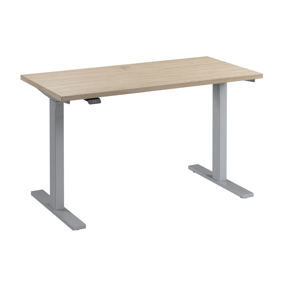 Bush Business Furniture Move 60 Series 48inW Height Adjustable Standing Desk, Natural Elm/Cool Gray Metallic, Standard Delivery MPN:M6S4824NESK