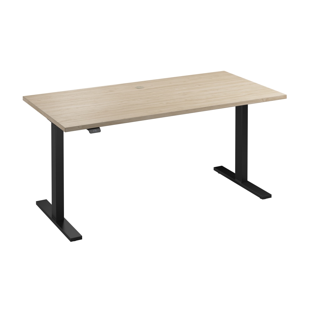 Bush Business Furniture Move 60 Series 60inW Height Adjustable Standing Desk, Natural Elm/Black, Standard Delivery MPN:M6S6030NEBK