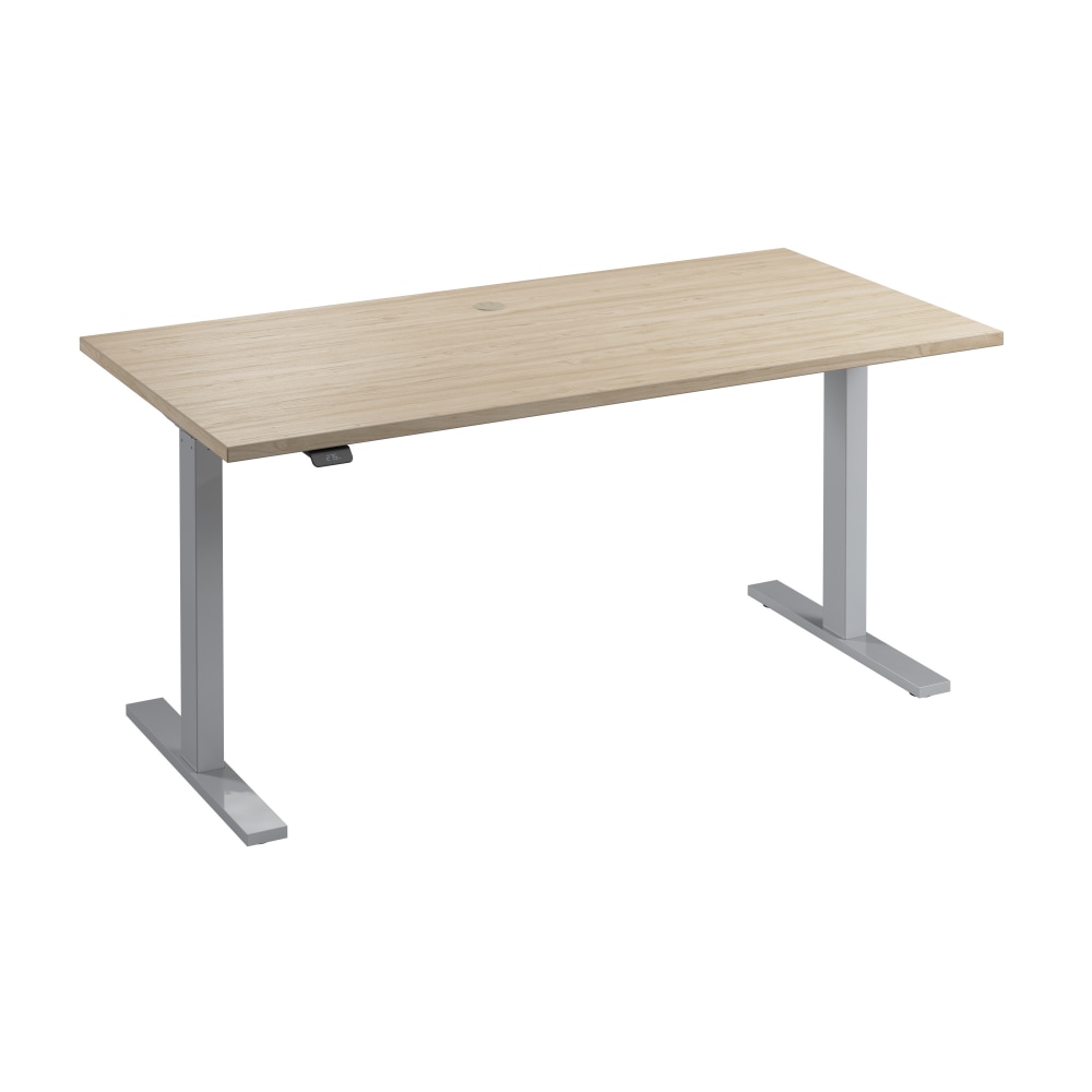 Bush Business Furniture Move 60 Series 60inW Height Adjustable Standing Desk, Natural Elm/Cool Gray Metallic, Standard Delivery MPN:M6S6030NESK