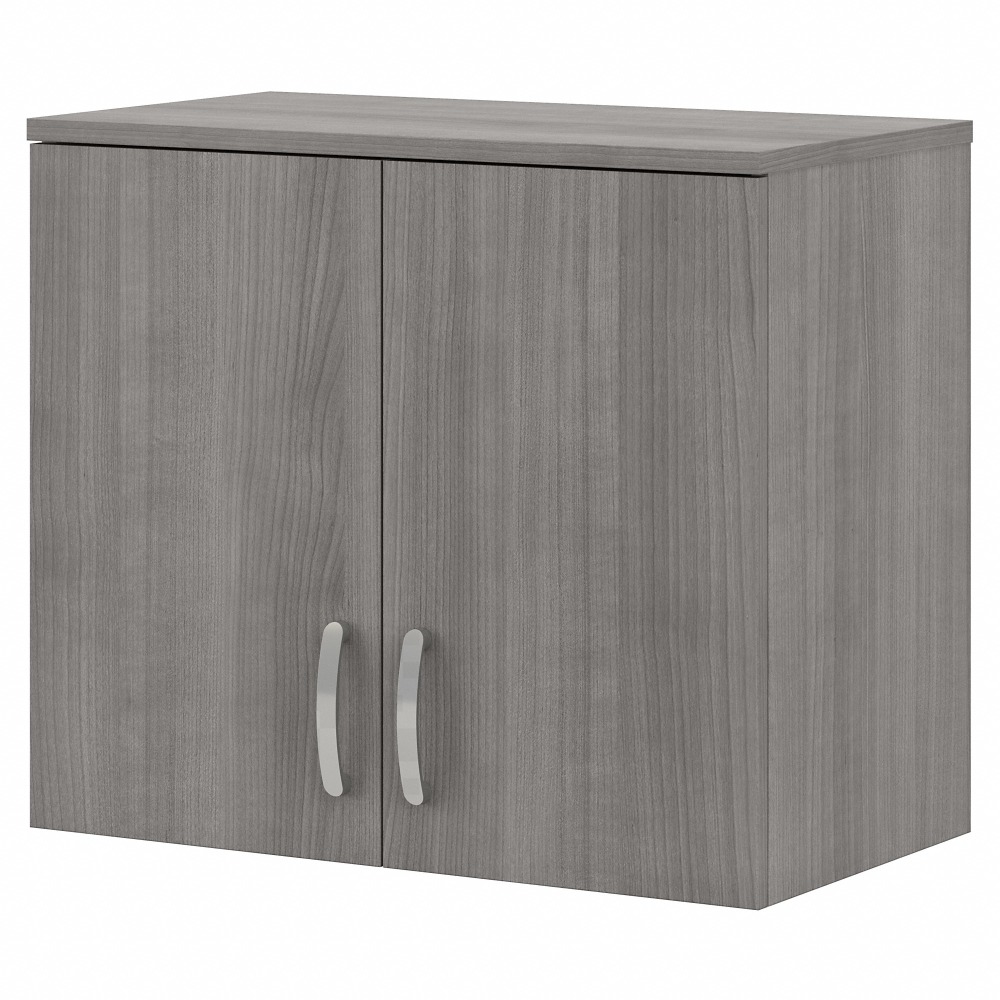 Bush Business Furniture Universal Wall Cabinet With Doors And Shelves, Platinum Gray, Standard Delivery MPN:UNS428PG