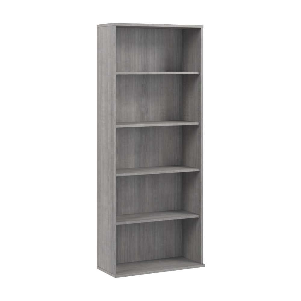 Bush Business Furniture Hustle Tall 5-Shelf Bookcase, Platinum Gray, Standard Delivery MPN:HUB230PG
