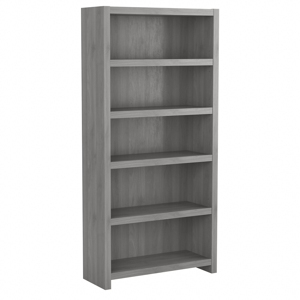 Bush Business Furniture Echo 66inH 5-Shelf Bookcase, Modern Gray, Standard Delivery MPN:KI60404-03