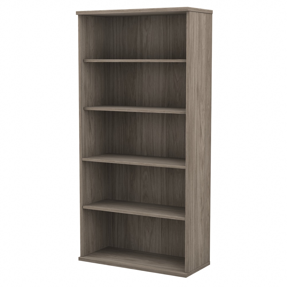 Bush Business Furniture Studio C 73inH 5-Shelf Bookcase, Modern Hickory, Standard Delivery MPN:SCB136MH