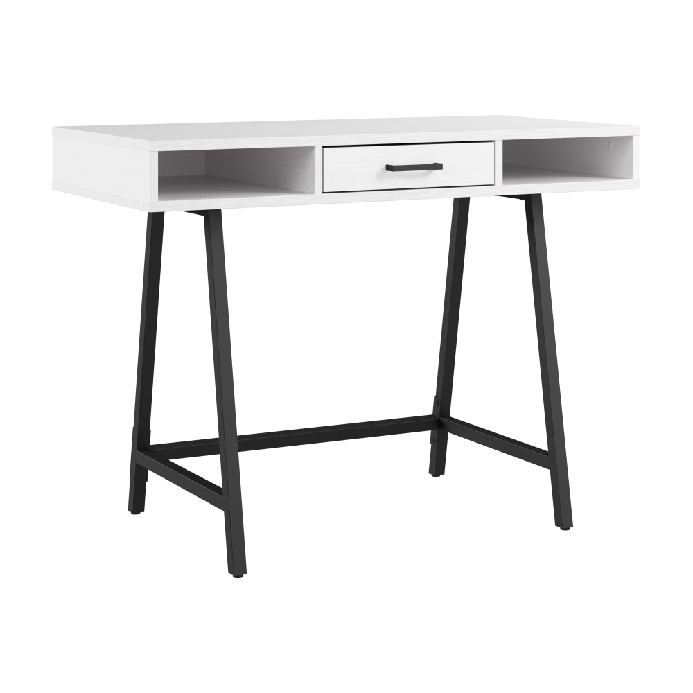 Bush Furniture Steele 40inW Writing Desk, Pure White Oak, Standard Delivery MPN:SED140WT-03