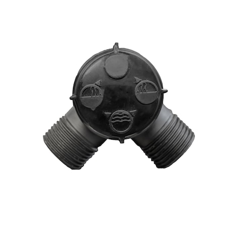 Downspout Diverter, 4 in L, Plastic MPN:SELECTORVALVE