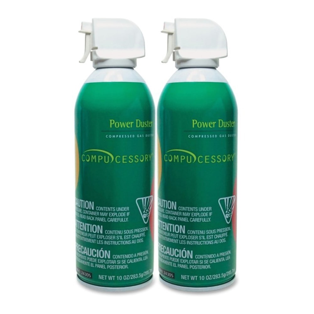 Power Duster Compressed Gas Duster, 10 Oz, Pack Of 2 (Min Order Qty 4) MPN:24302