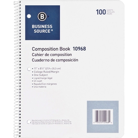 Notebook, Left, White MPN:BSN10968