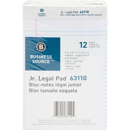 Writing Pad, Top, White, PK12 MPN:BSN63110