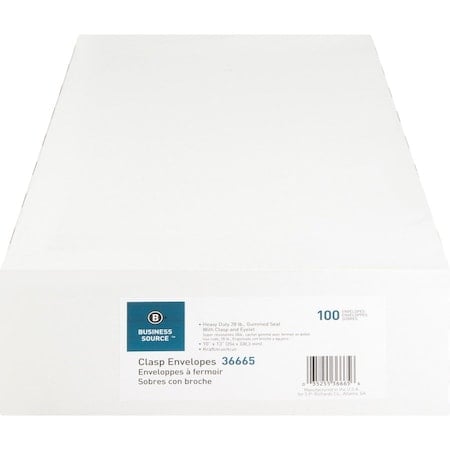 Filing Envelope, Brown, Kraft, PK100 MPN:BSN36665