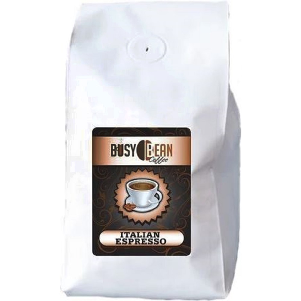 Hoffman Busy Bean Italian Espresso Whole Bean Coffee, 5 Lb, Case Of 2 Bags MPN:20001