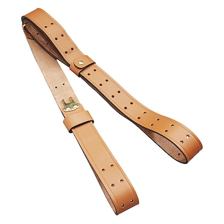 Millitary Sling, 1 x 44 In, Brown, Leather MPN:26112