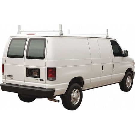 White Van Ladder Rack Set - 2 Bars And 2 Clamps MPN:1501310