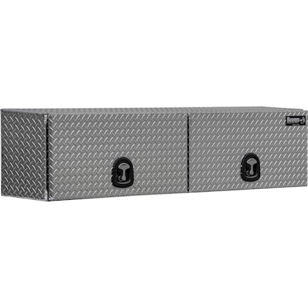 16x13x72 Inch Diamond Tread Aluminum Topsider Truck Box with Flip-Up Doors MPN:1701351