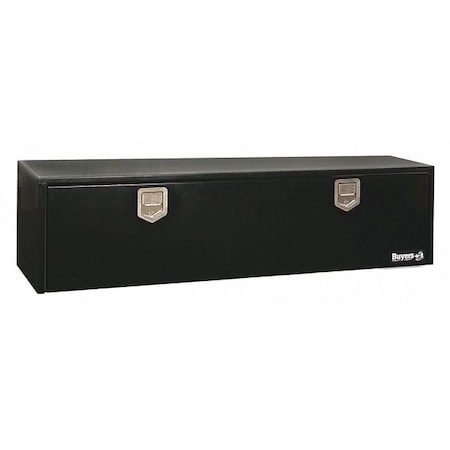 18x18x60 Inch Black Steel Underbody Truck Box With Paddle Latch MPN:1702115