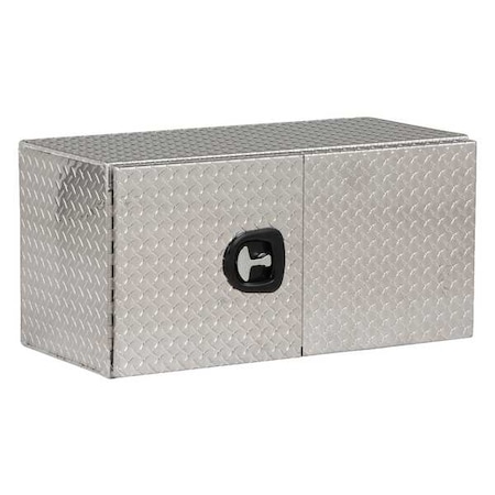 60x24x24 Diamond Tread Aluminum Underbody Truck Box - Double Barn Door, 3-Point Compression Latch MPN:1702250