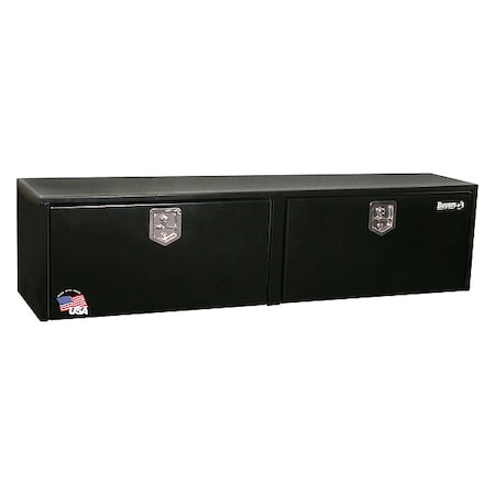 18x18x72 Inch Black Steel Underbody Truck Box MPN:1702325