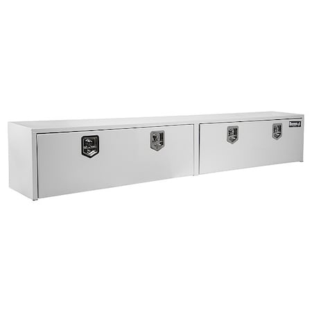 16x13x96 Inch White Steel Topsider Truck Box MPN:1702860