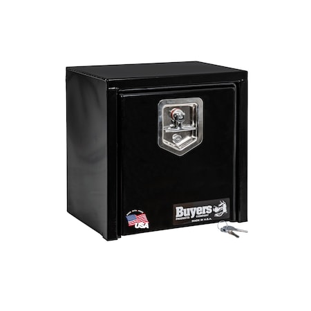 15x10x15 Inch Black Steel Underbody Truck Box with T-Handle MPN:1703310