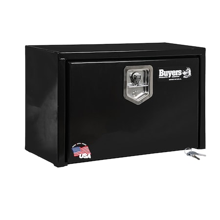 15x10x24 Inch Black Steel Underbody Truck Box with T-Handle MPN:1703312