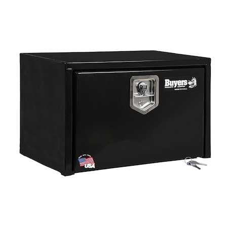15x13x24 Inch Black Steel Underbody Truck Box with T-Handle MPN:1703322