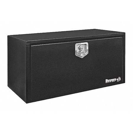 14x12x24 Inch Black Steel Underbody Truck Box MPN:1703350