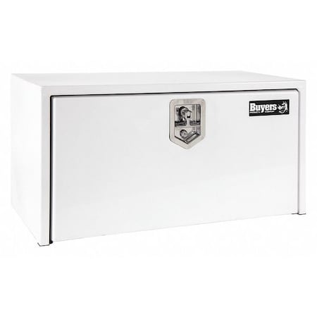 14x16x24 Inch White Steel Underbody Truck Box MPN:1703400