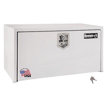 14x16x36 Inch White Steel Underbody Truck Box MPN:1703405