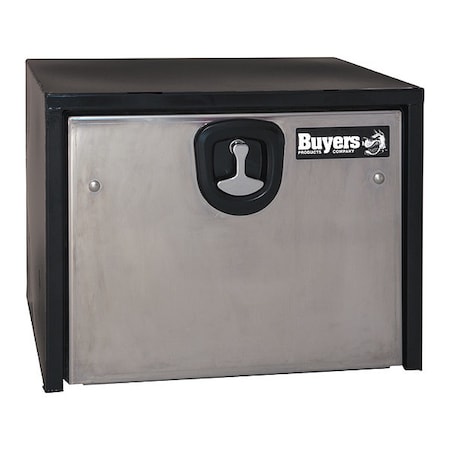 14x16x24 Inch Black Steel Truck Box With Stainless Steel Door MPN:1703700