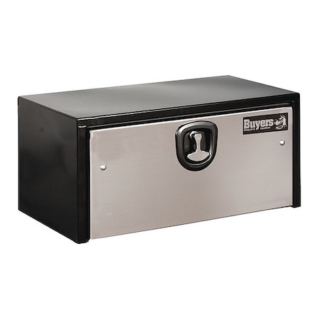 14x16x30 Inch Black Steel Truck Box With Stainless Steel Door MPN:1703703