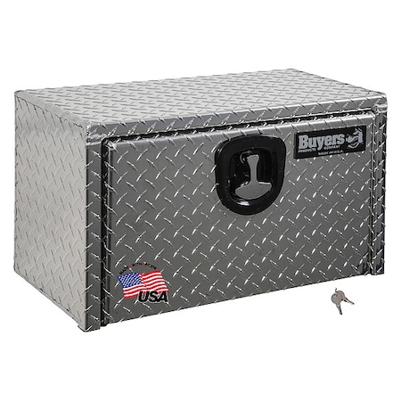 14x12x18 Inch Diamond Tread Aluminum Underbody Truck Box MPN:1705149