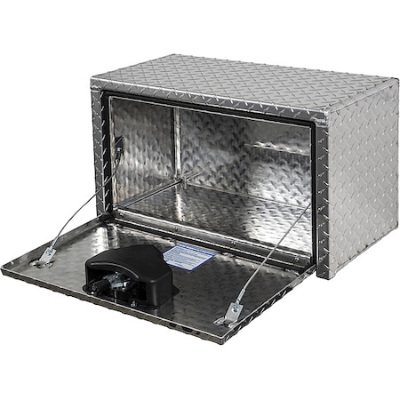 14x12x24 Inch Diamond Tread Aluminum Underbody Truck Box MPN:1705150
