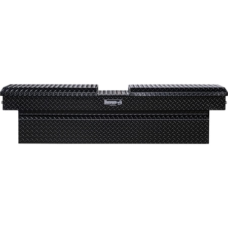 18x20x71 Inch Gloss Black Diamond Tread Aluminum Gull Wing Truck Box MPN:1720410