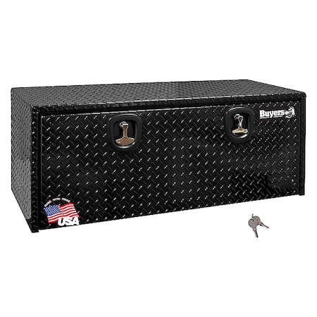 24x24x48 Inch Black Diamond Tread Aluminum Underbody Truck Box MPN:1725140