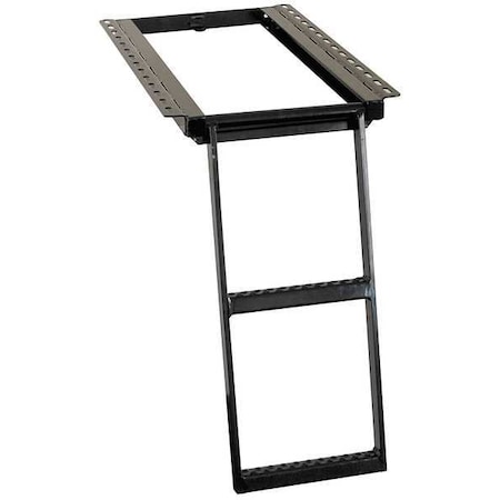 16 7/8 in W Powder Coated Steel Retractable Truck Step MPN:5232000