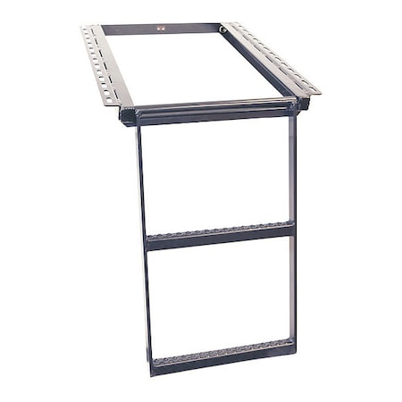 2-Rung Stainless Steel Retractable Truck Step MPN:5232001