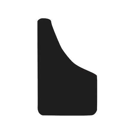 Mudflaps, 18 in X 10 in, Polymer, Black, 1 PR MPN:B1018PPBPKGD