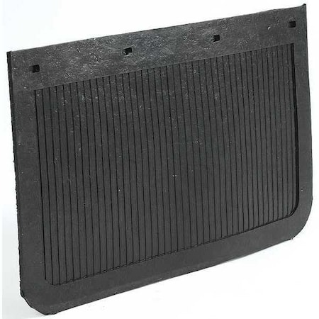 Mud Flaps, 14 in X 24 in, Rubber, Black, 1 PR MPN:B2414LSP