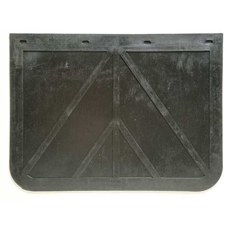 Mud Flaps, 18 in X 24 in, Rubber, Black, 1 PR MPN:B2418LSP