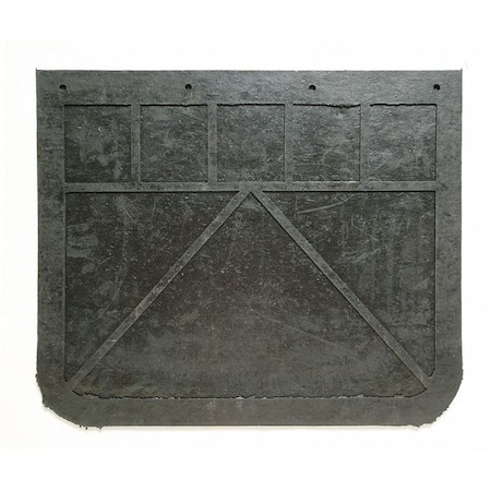 Mud Flaps, 20 in X 24 in, Rubber, Black, 1 PR MPN:B2420LSP