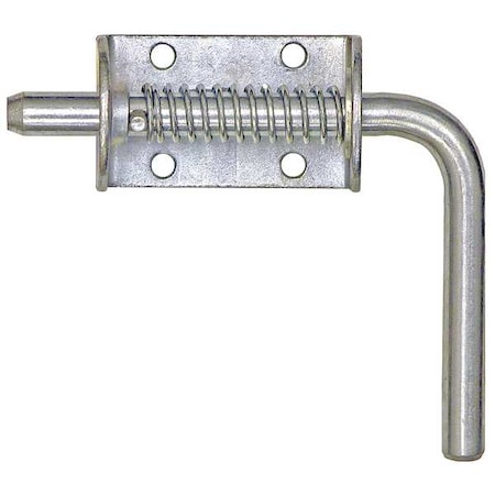 Spring Latch W/Handle, 1/2 In, Zinc MPN:B2595SH