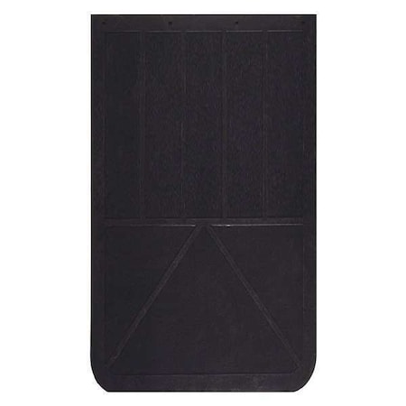 Mud Flaps, 36 in X 24 in, Rubber, Black, 1 PR MPN:B36LP