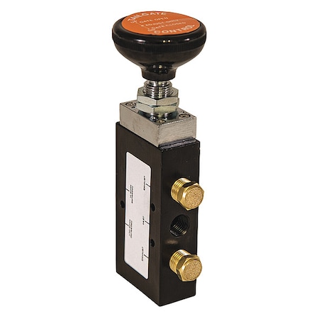 Manual Air Valve, Black, Steel MPN:BAV020