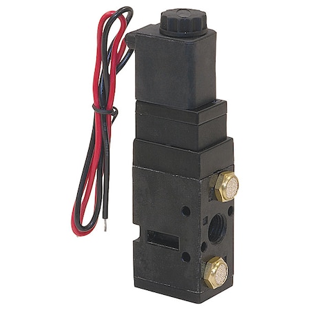 Solenoid Air Valve, Black, Steel MPN:BAV050SA