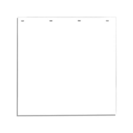 Mudflaps, 24 in X 24 in, Polymer, White, 1 PR MPN:RC24PPWPKGD
